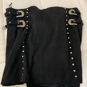 Forever 21 back suede skirt